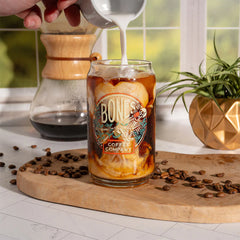 Classic Logo Cold Brew Coffee Glass | 16oz